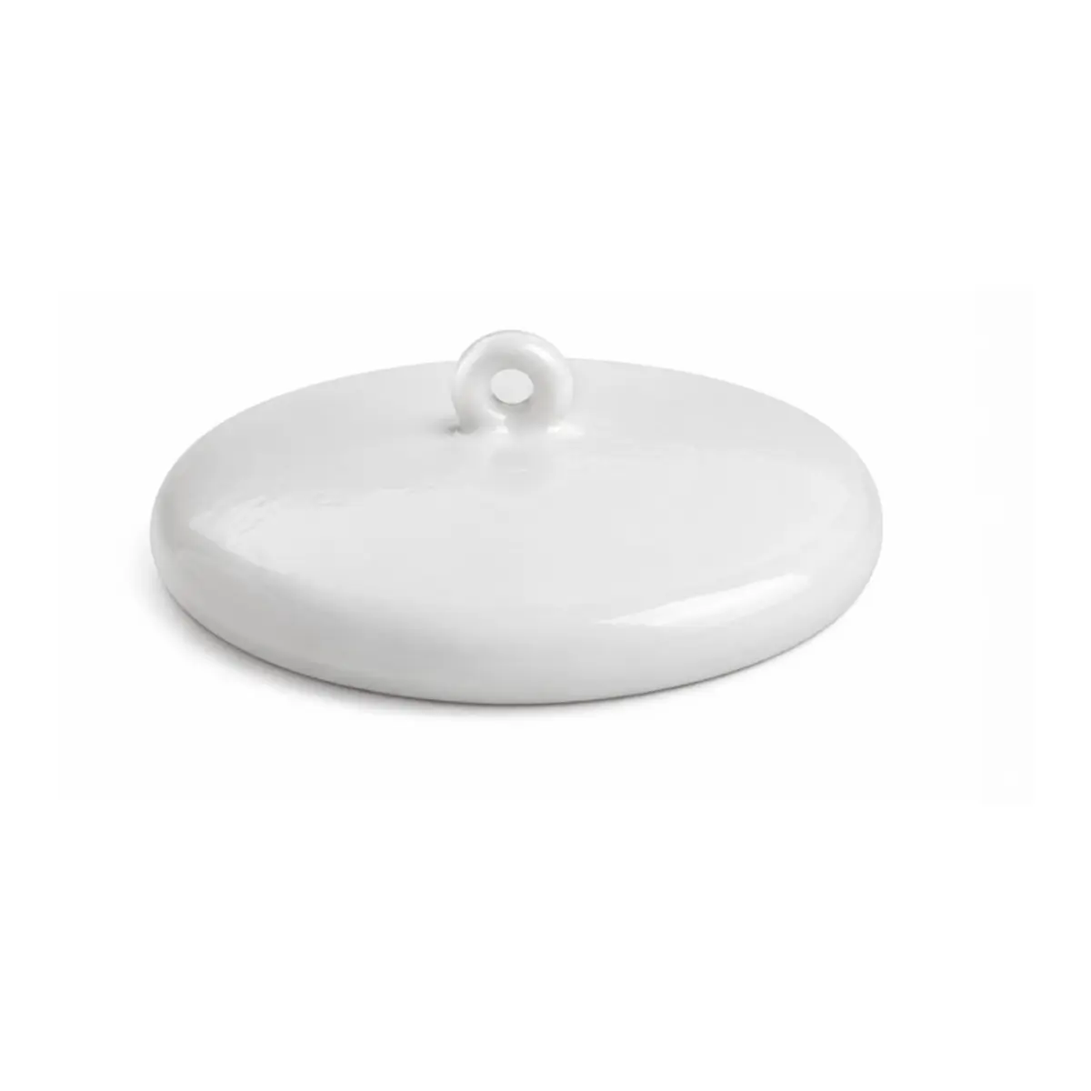 ThermoSil™ Crucible Lid Silica  - Ring Handle Type - LIDSLCA, LIDSLCA-SERIES